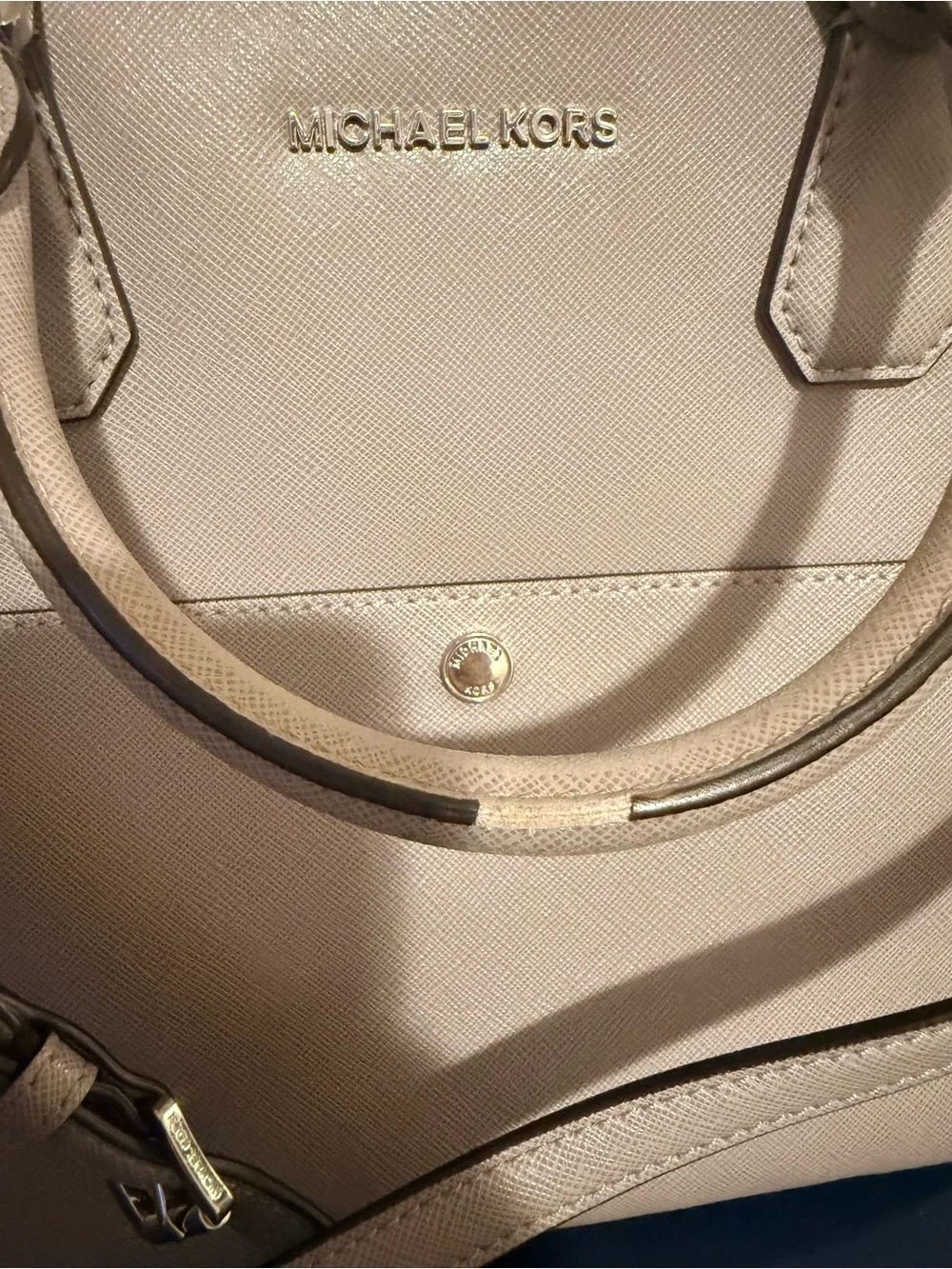 Michael Kors Lavender Saffiano Mini Satchel